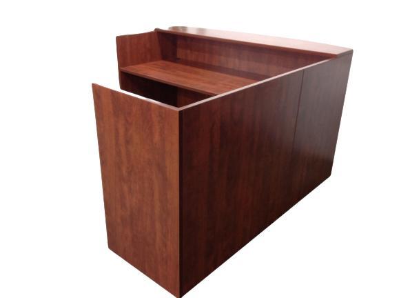 Office Source Reception Desk in Cherry
