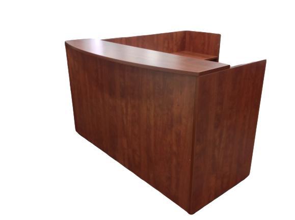 Office Source Reception Desk in Cherry