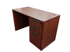NEW - Small OfficeSource Desk in 8 Finishes with Choice of Drawers - 24" x 47"