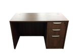 NEW - Small OfficeSource Desk in 8 Finishes with Choice of Drawers - 24" x 47"