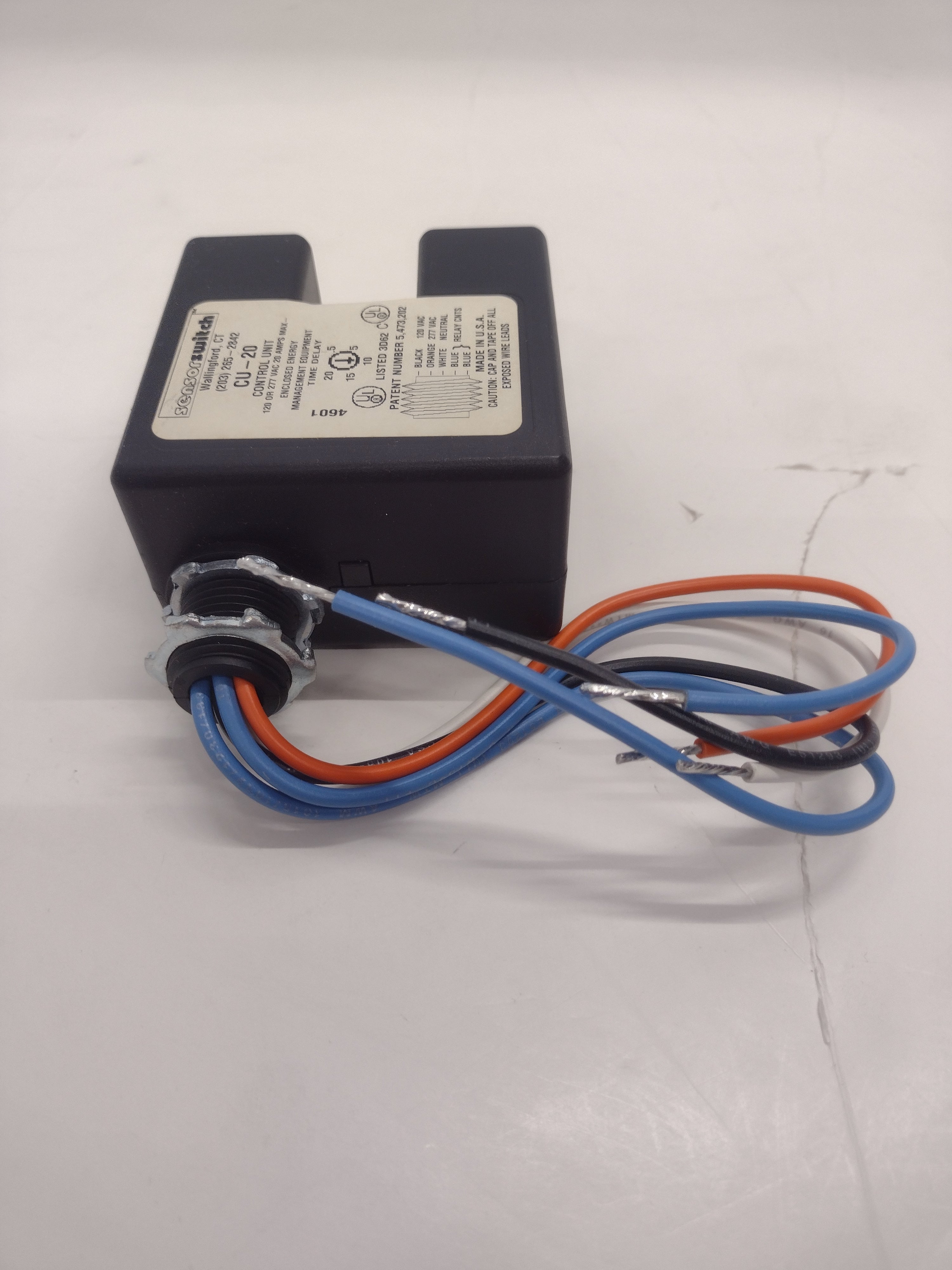 Sensorswitch CU-20 120/277 VAC 20 A Control Unit for VDC Sensors - NEW