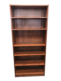 Candex 6-Shelf Rum Cherry Bookcase