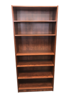 Candex 6-Shelf Rum Cherry Bookcase