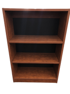 Candex 3-Shelf Rum Cherry Bookcase