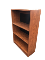 Candex 3-Shelf Rum Cherry Bookcase