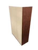 Candex 3-Shelf Rum Cherry Bookcase