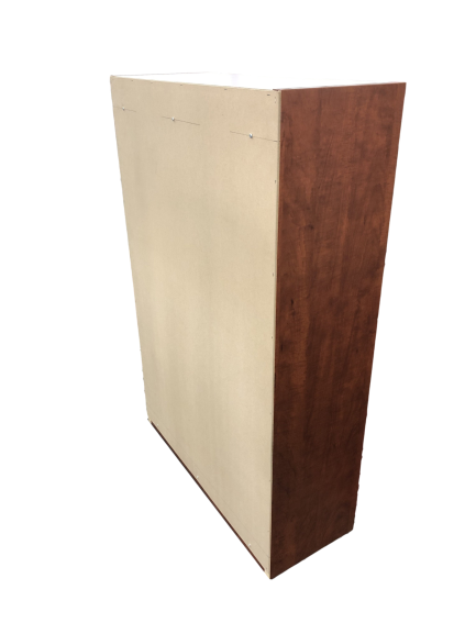 Candex 3-Shelf Rum Cherry Bookcase