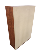 Candex 3-Shelf Rum Cherry Bookcase