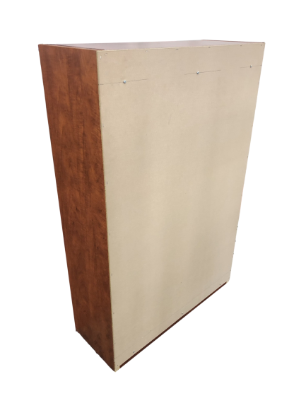 Candex 3-Shelf Rum Cherry Bookcase