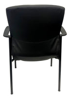 Office Source Tate Collection Guest Arm Chair with Black Frame