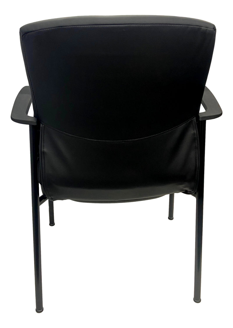 Office Source Tate Collection Guest Arm Chair with Black Frame