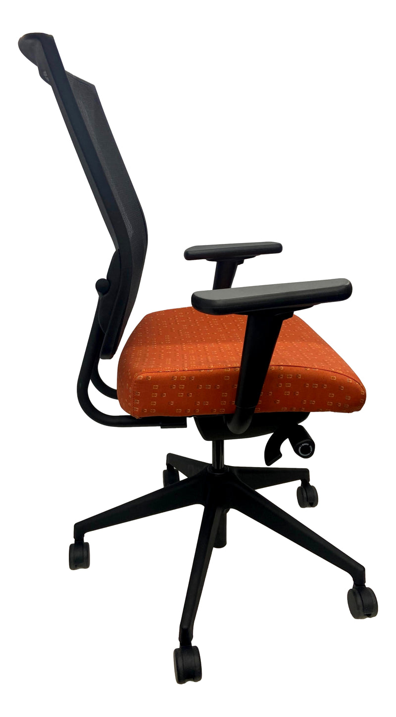 Pre-Owned SitOnIt Seating Focus Highback Swivel Task Chair - Orange