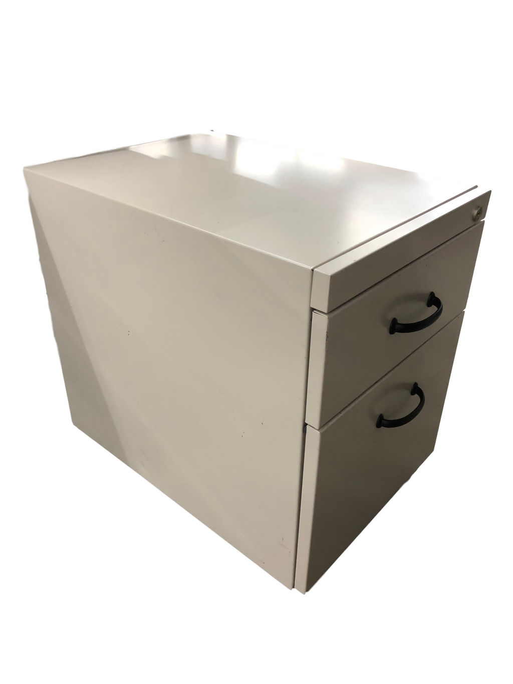 Metal Mobile 2 Drawer Pedestal