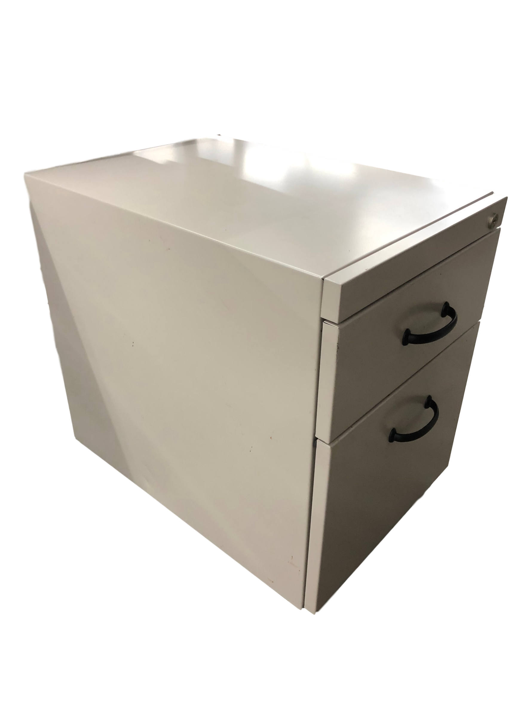 Metal Mobile 2 Drawer Pedestal