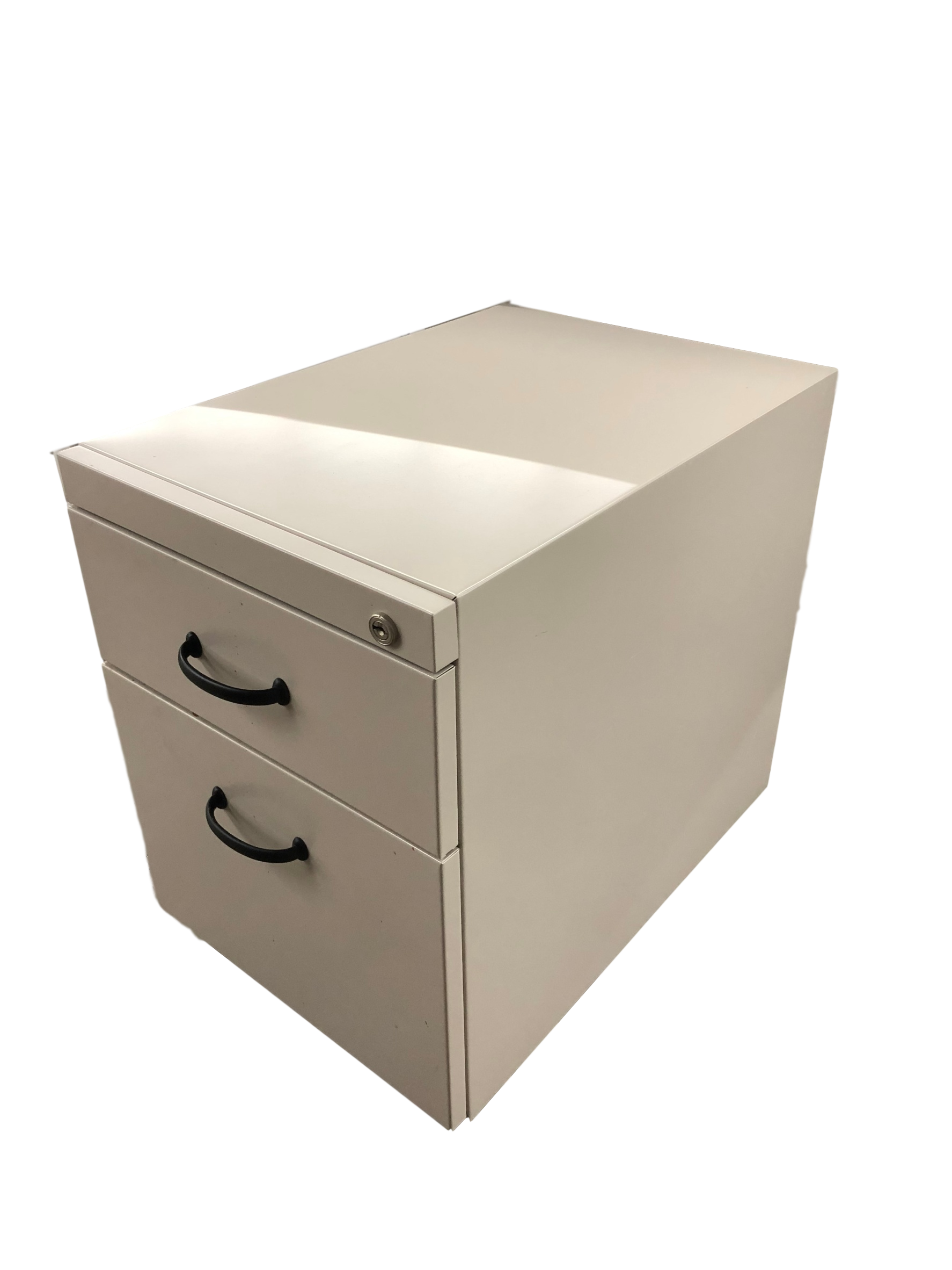 Metal Mobile 2 Drawer Pedestal