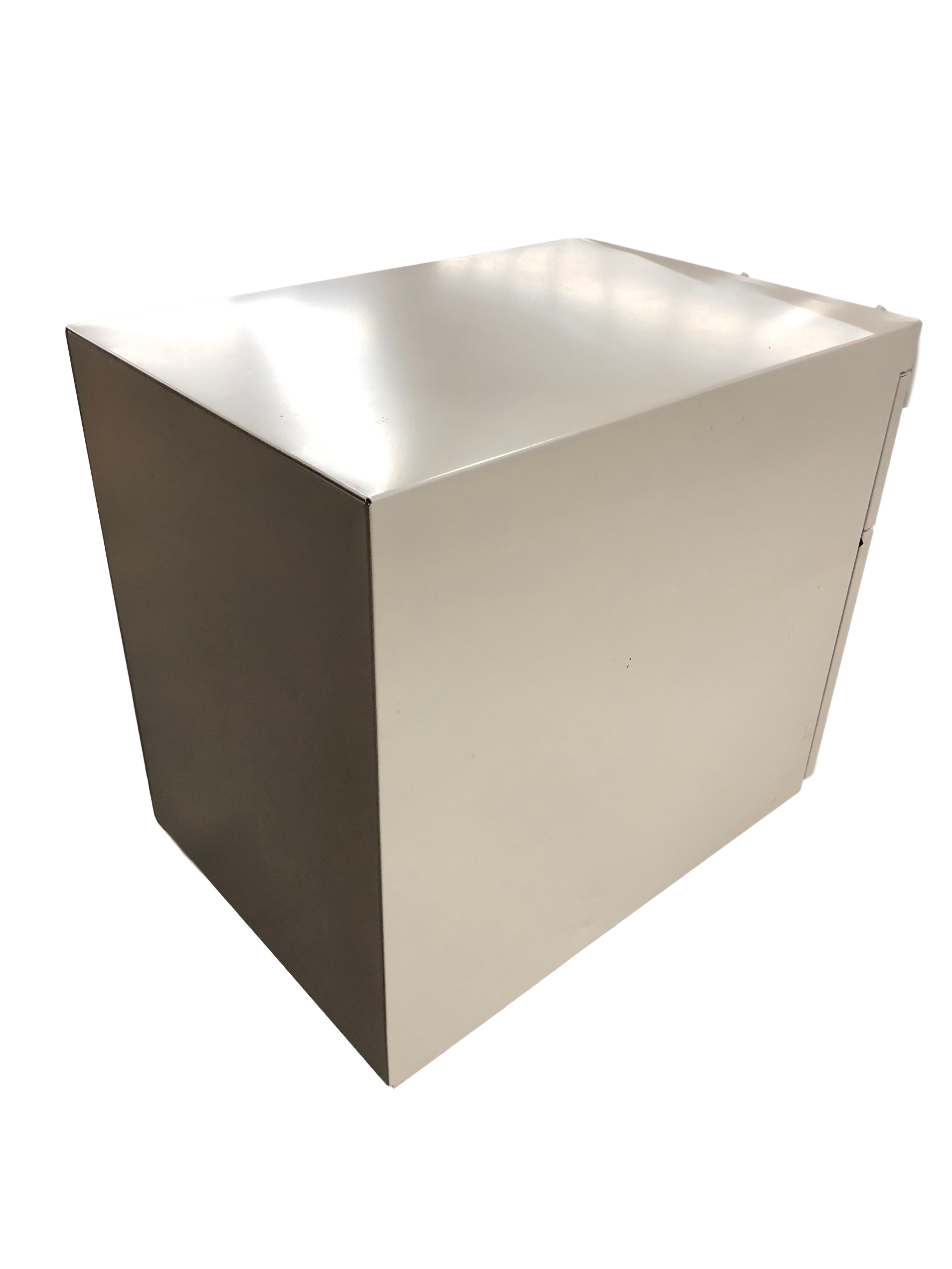 Metal Mobile 2 Drawer Pedestal