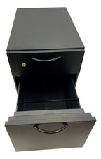 Pre-Owned Steelcase Mobile Pedestal/File Cabinet - Black