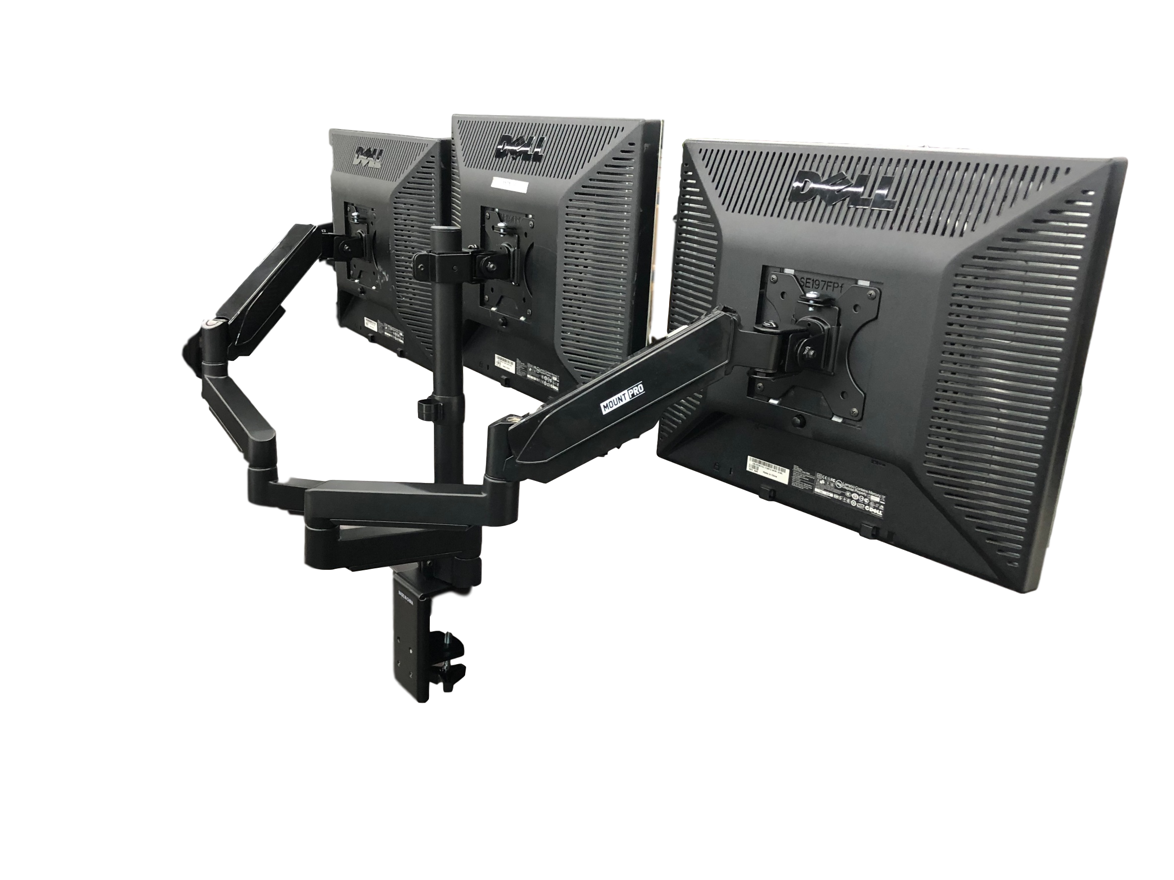 Triple Monitor Desk Swivel Arm