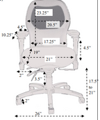 BodyBilt Sola BDB-J2607 Office Chair - $-HUNDREDS-$ OFF!