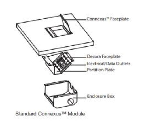 Krug Connexus Standard Power Distribution Unit for Virtu Series Office Furniture