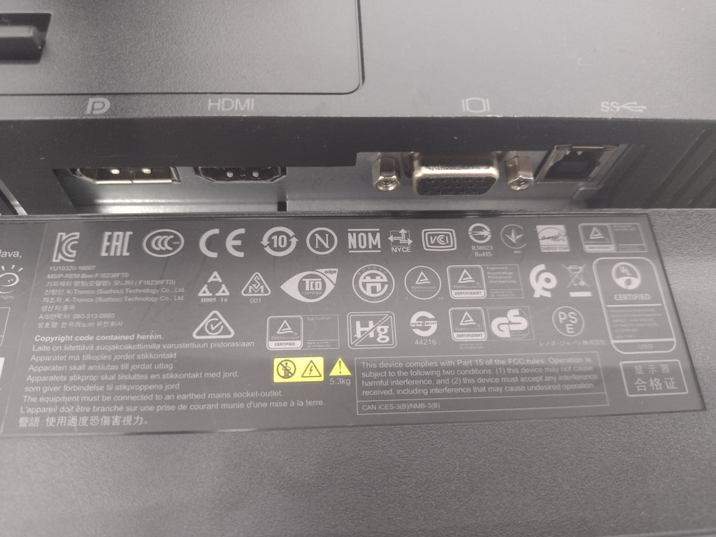 Lenovo ThinkVision 24" 1920 x 1080P FHD LCD LED T24i-10 Monitor