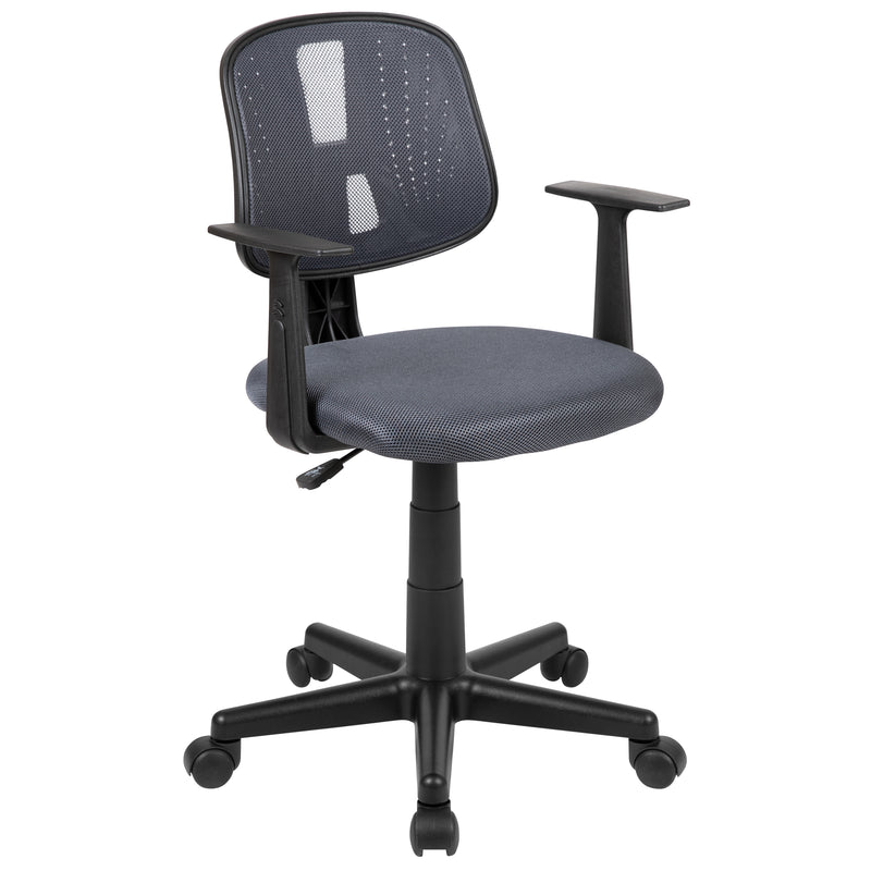Budget Office Chair with Mesh Back and 250 Lb Capacity in Black, White or Gray