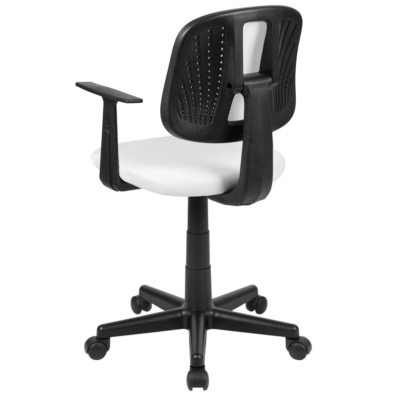Budget Office Chair with Mesh Back and 250 Lb Capacity in Black, White or Gray
