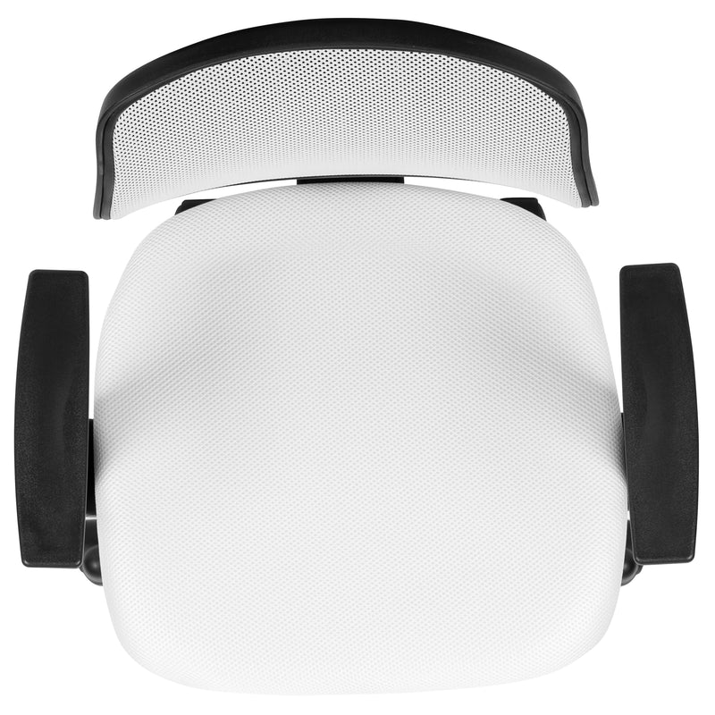 Budget Office Chair with Mesh Back and 250 Lb Capacity in Black, White or Gray