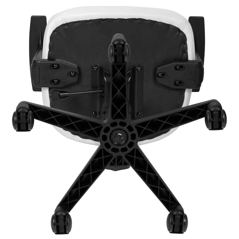 Budget Office Chair with Mesh Back and 250 Lb Capacity in Black, White or Gray