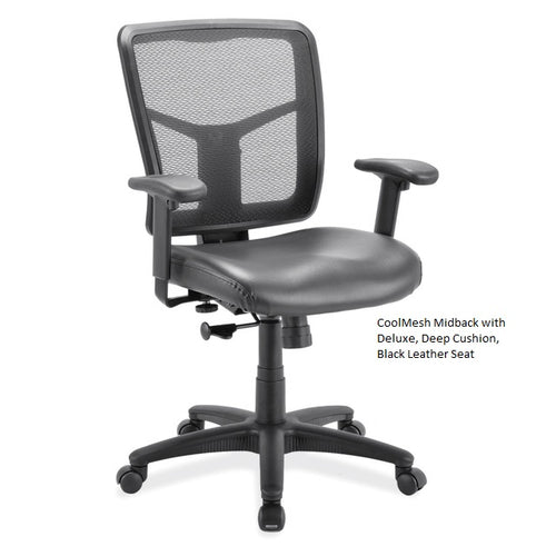 CoolMesh Deluxe-Seat Task Chair with 5 Adjustable Features & 11 Seat Types & Fabrics