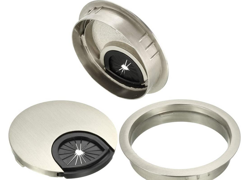 Fancy Metal Desktop Wire Management Ports (Grommets)