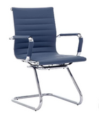 400 Lb. Capacity Guest/Side Chair, Mid Back, Sled Base, Wall Saver - 8 COLORS