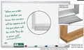 Deluxe Whiteboard - Magnetic Porcelain Enamel in 10 Sizes