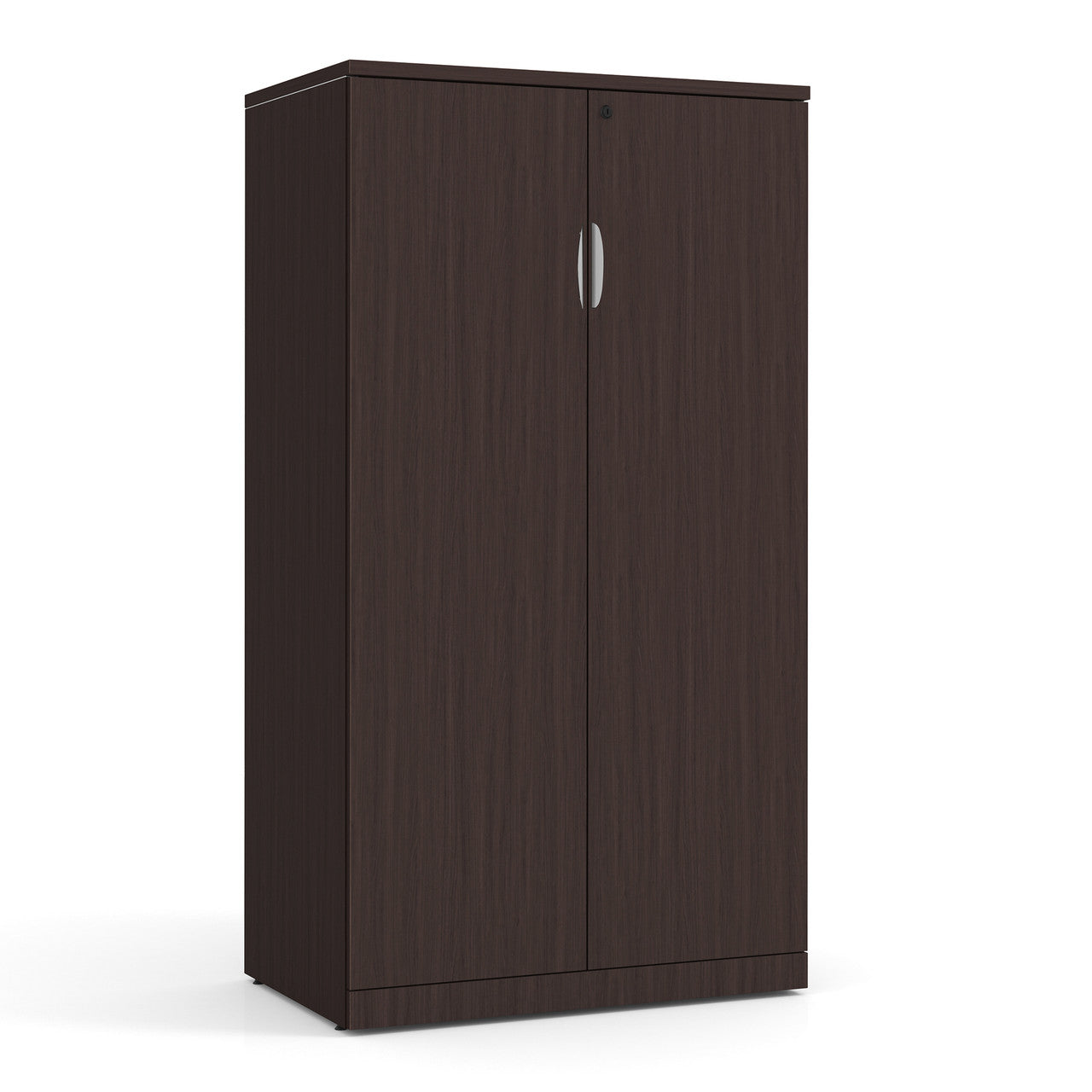 Office Source Storage Cabinet 65.5" High with Locking Doors, in 8 Finishes