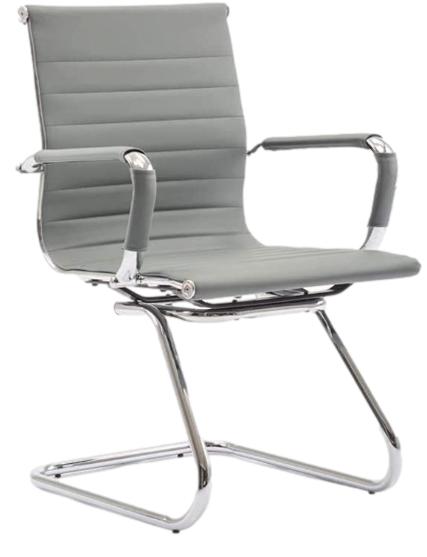 400 Lb. Capacity Guest/Side Chair, Mid Back, Sled Base, Wall Saver - 8 COLORS