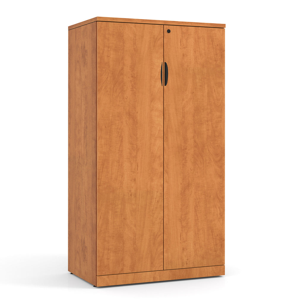 Office Source Storage Cabinet 65.5" High with Locking Doors, in 8 Finishes