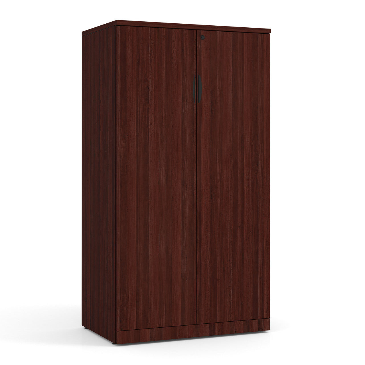 Office Source Storage Cabinet 65.5" High with Locking Doors, in 8 Finishes