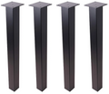 Set of Four, Heavy Duty Black Square Legs
