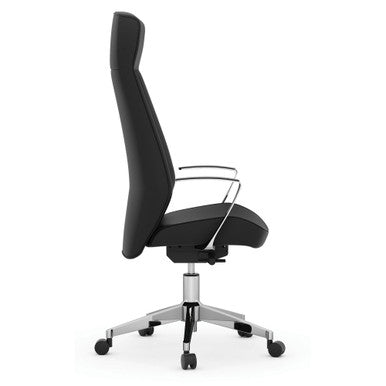 Empire - Executive Leather High Back with Chrome Frame
