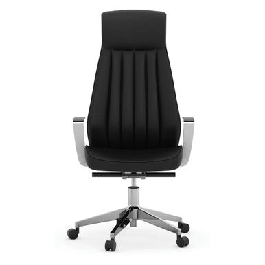 Empire - Executive Leather High Back with Chrome Frame