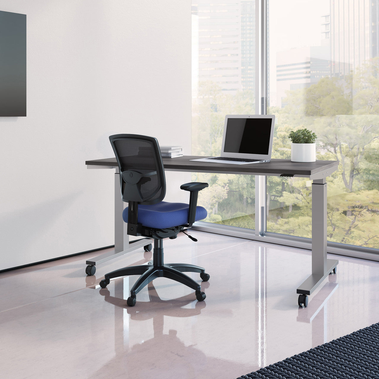 OfficeSource CoolMesh PRO Ergonomic Task Chair with a Dozen Fabric Options