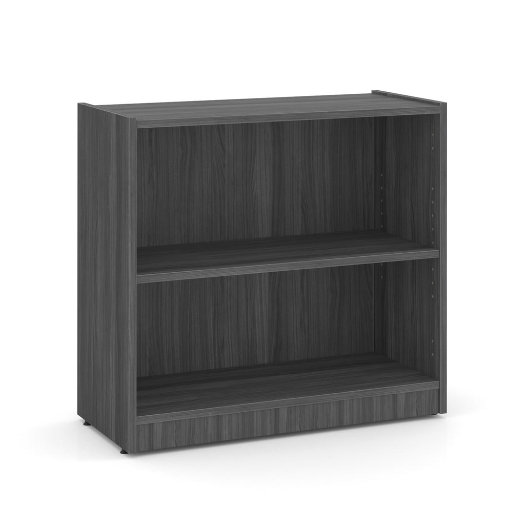 OfficeSource Bookcase: 3 Sizes, 8 Finishes, Optional Doors