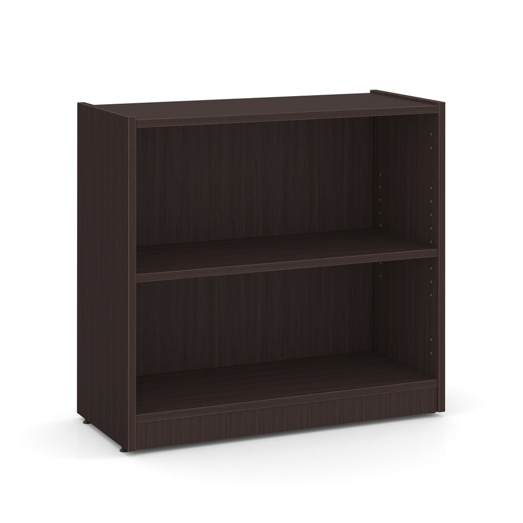 OfficeSource Bookcase: 3 Sizes, 8 Finishes, Optional Doors