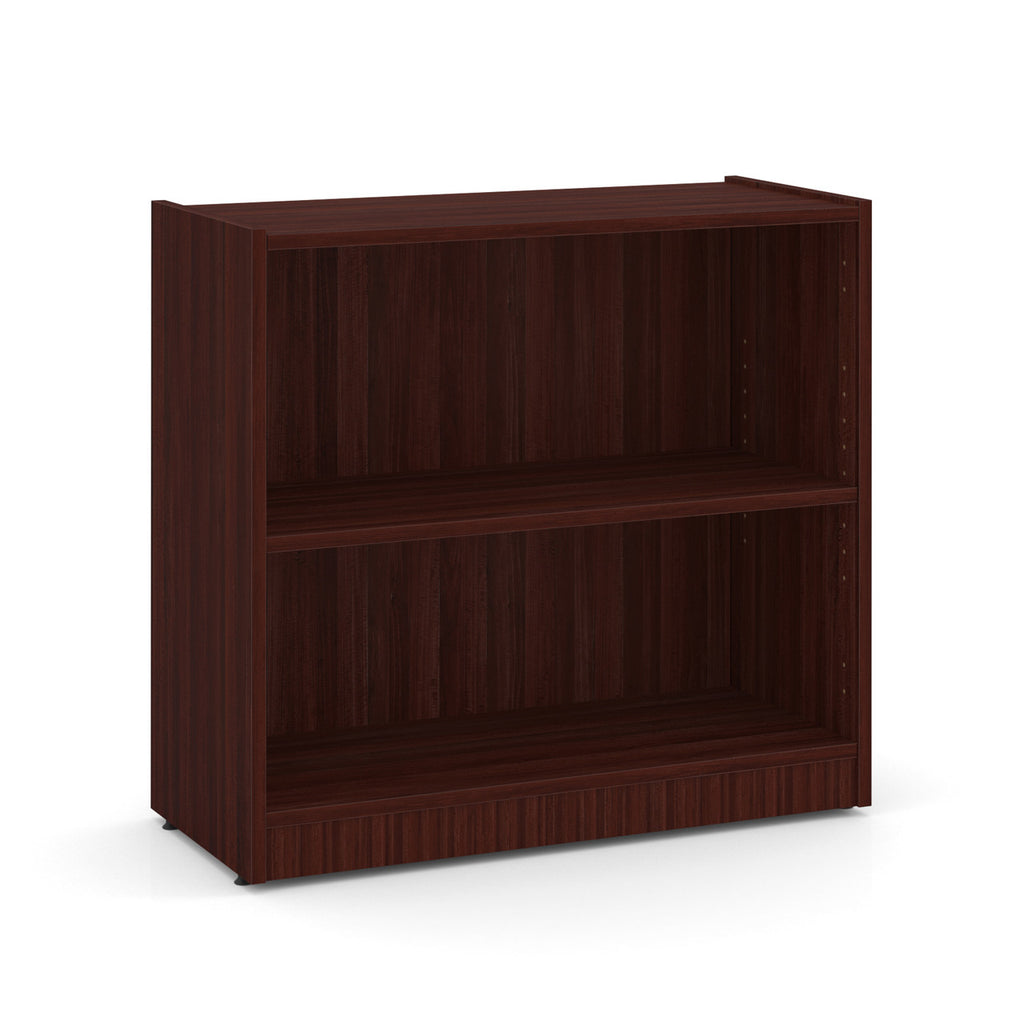 OfficeSource Bookcase: 3 Sizes, 8 Finishes, Optional Doors