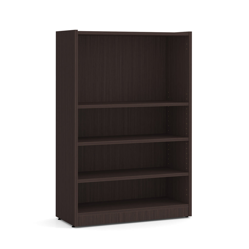 OfficeSource Bookcase: 3 Sizes, 8 Finishes, Optional Doors