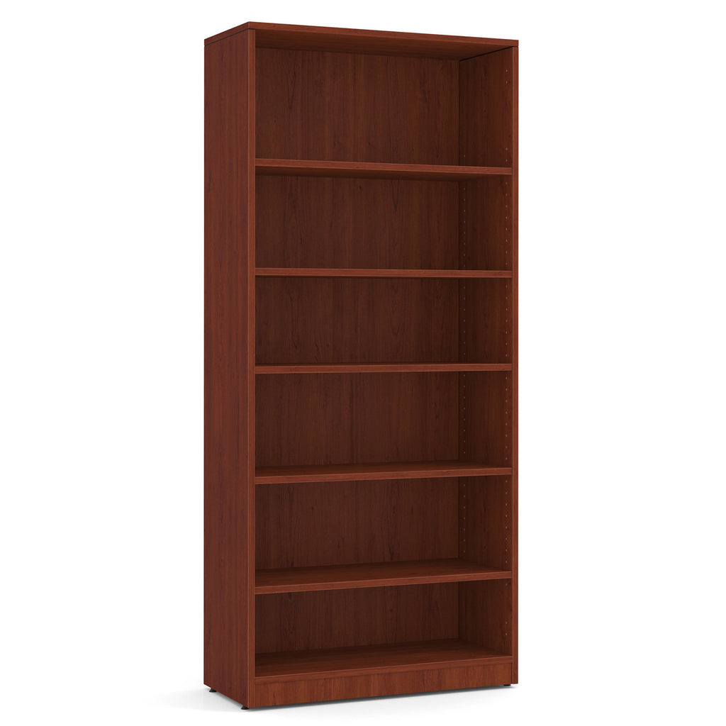 OfficeSource Bookcase: 3 Sizes, 8 Finishes, Optional Doors