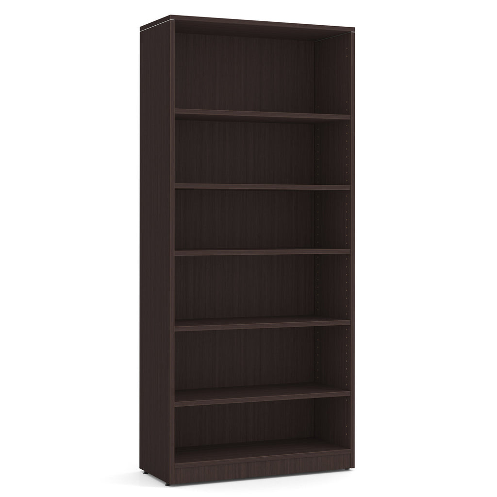 OfficeSource Bookcase: 3 Sizes, 8 Finishes, Optional Doors