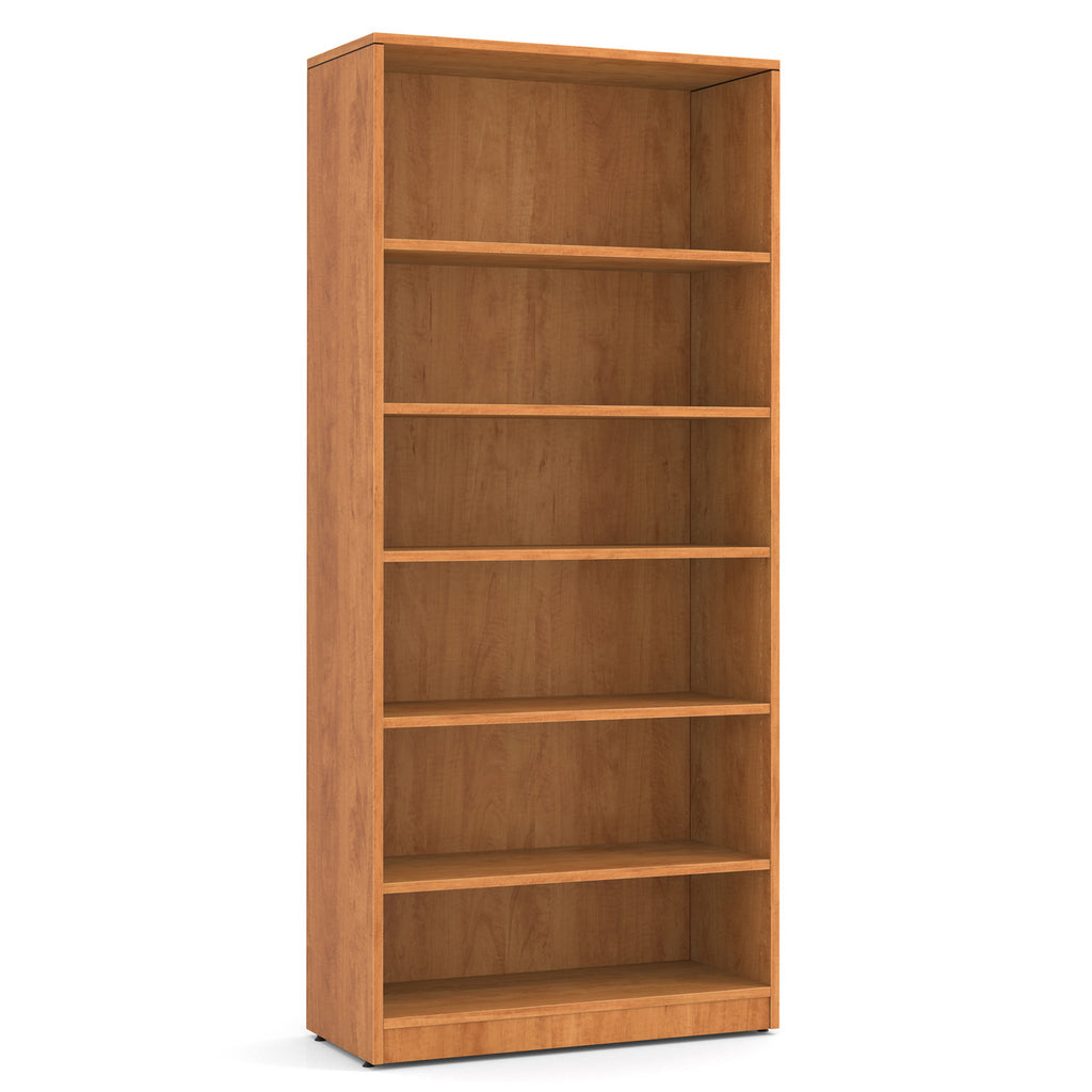OfficeSource Bookcase: 3 Sizes, 8 Finishes, Optional Doors
