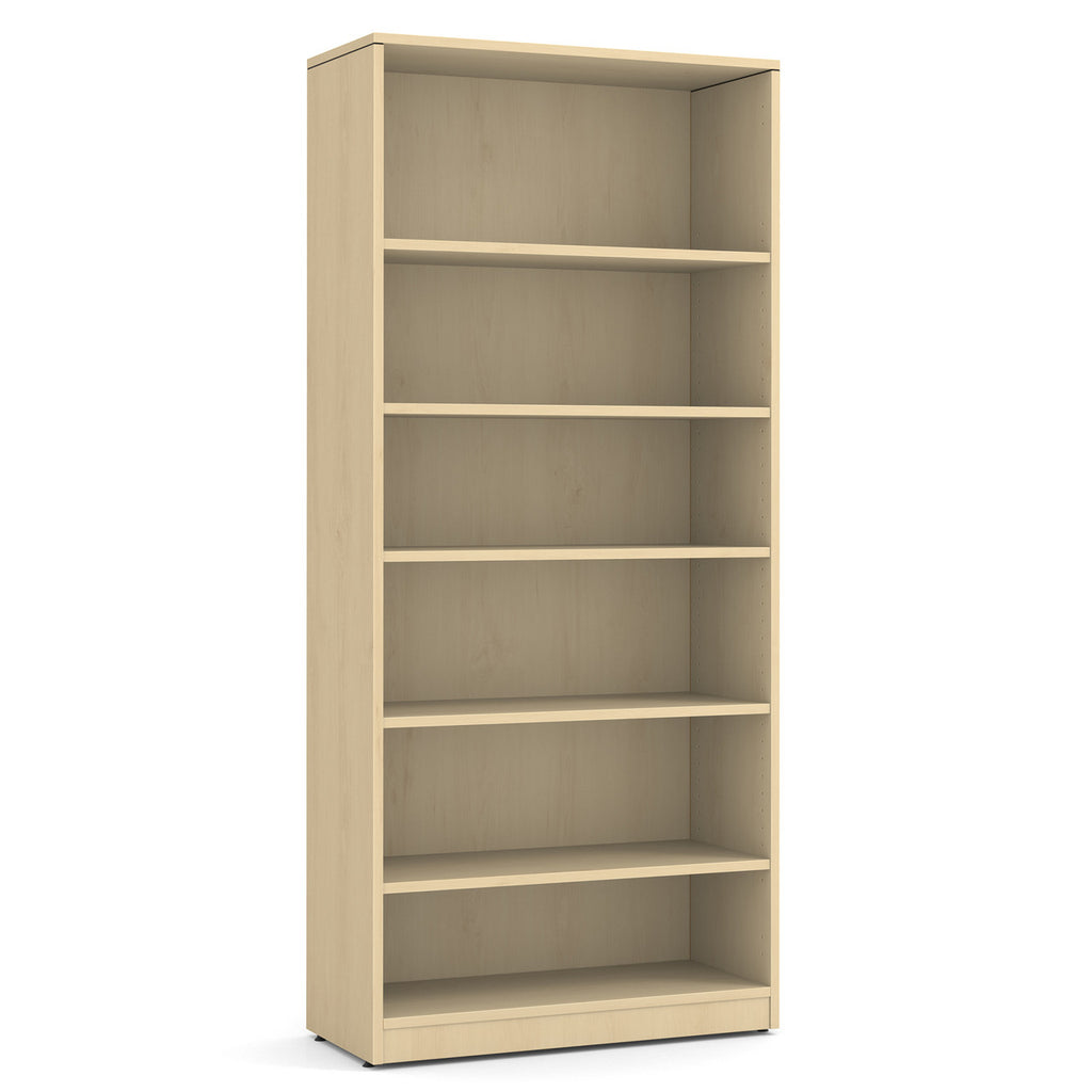 OfficeSource Bookcase: 3 Sizes, 8 Finishes, Optional Doors