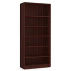 OfficeSource Bookcase: 3 Sizes, 8 Finishes, Optional Doors